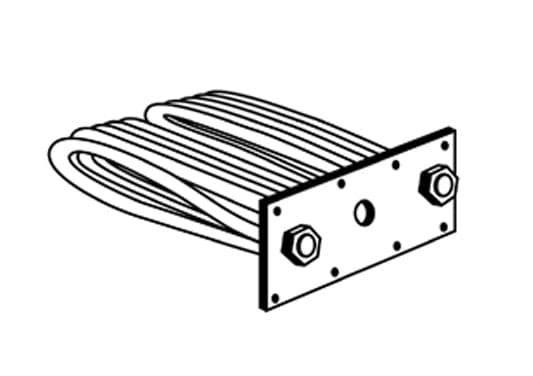 Weil Mclain T Coil for OB15 Series Boilers - 5-1/4" X 11-3/4" - 8 BH (OB15-X)